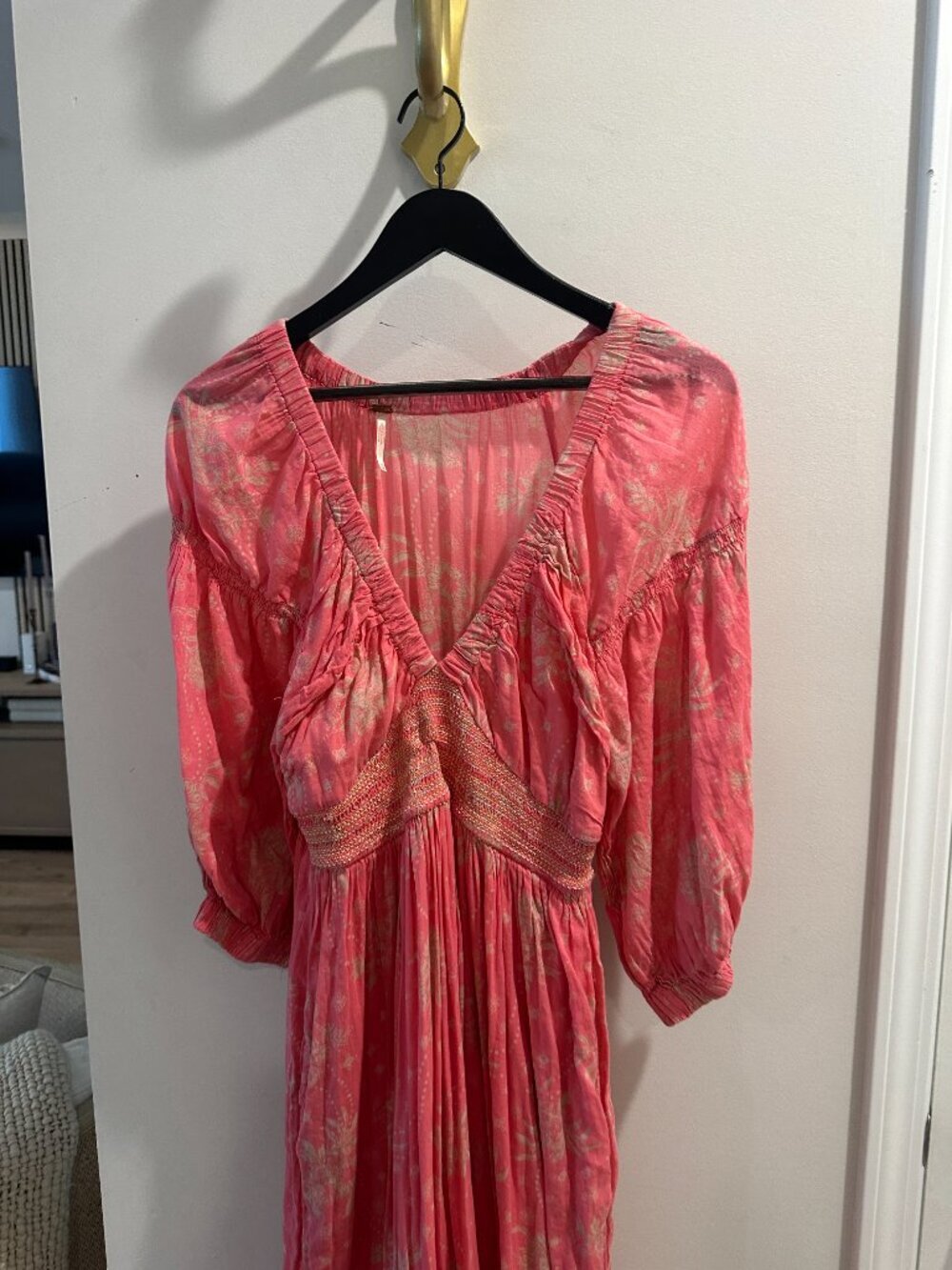 FREE PEOPLE Golden Hour Maxi in Electropop Combo Size Medium - Picture 6 of 15